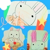 ウサギの絵