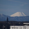 抜けるような晴天と富士山。