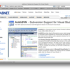 Visual StudioからSubversionの操作ができるアドオンAnkhSVN