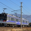 上高地線 モハ10カラーと20100形安全総点検ヘッドマーク