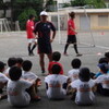FC東京のコーチの練習指導を見に行った