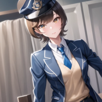 再入校　制服の設計と警察官の見た目