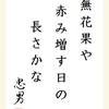 無花果や赤み増す日の長さかな