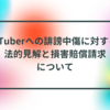 VTuberへの誹謗中傷に対する法的見解と損害賠償請求について半田貞治郎