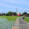 ファンタゴンレッドとなった23号と田園風景をいれて