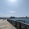 青森港の周辺をジョギング。クイーンエリザベスを見に行ってみた。（青森市安方１丁目）