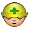 An Emoji Talk: Green Cross means safety 👷