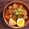 豚丼のたれで、簡単に豚バラ大根の炒め煮を作る。簡単レシピ