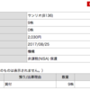 20170822 サンリオ株を９株取得