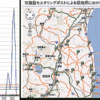 いわきの空間線量モニタが一気に増大
