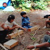 1992年1月　浦河町姉茶生活館/3歳の長男と参加する