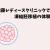加藤レディースクリニックでの凍結胚移植の体験談