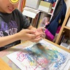 コンテでお絵描き