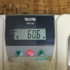 今朝の体重