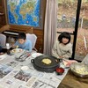 1日中雨の日、お好み焼きパーティー