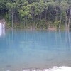 北海道　美瑛町　青い池　ブルーリバー橋　/　ラベンダー畑より絶景かも