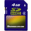  SDメモリカード 4GB ハギワラシスコム HPC-SDH4GT4C を注文。（動作確認なし！）