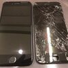 iphone8の画面が割れ修理を担当しました！