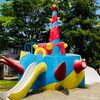 長岡のさざえ公園はカラフルでかわいい！