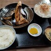 西川口の「あおき食堂」でぶりカマ塩焼き定食を食べました🐟
