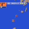 夜だるま地震情報／最大震度4トカラ列島近海