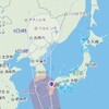 今回の台風は九州を縦断しそうです。今日は