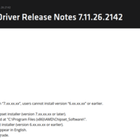 AMD Ryzen™ Chipset Driver 7.11.26.2142 リリース