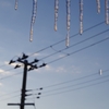 雨が降ったり晴れ渡ったり