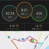 9/5 RUN 8km,　初ランニングダイナミクス