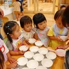 ももさん.さくらさんの給食時間