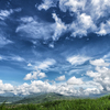 青空と白雲....盛夏の高原（その２）