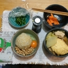 納豆卵かけごはん。鶏団子餅巾着入り鍋