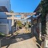 軒下に猫娘！？ 下石原八幡神社