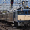 209系C612編成+余剰モハ　NN入場配給(廃車回送) 篠ノ井線内にて