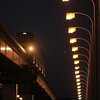 多摩モノレール＠冬、夜明けの頃　-1-