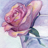 水彩画「花 B」