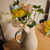 自宅用に切り花を買った