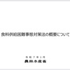 食料供給困難事態対策法