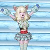 魔狼のつけ耳でジャグリング