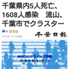 【新型コロナ速報】千葉県内5人死亡、1608人感染　流山、千葉市でクラスター（千葉日報オンライン） - Yahoo!ニュース