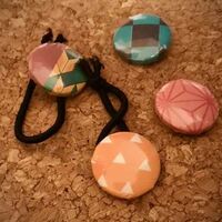 鬼滅の刃 炭治郎の耳飾りをプラ板で作成 ほぼゼロから始めるdiy日記 鬼滅の刃 炭治郎の耳飾りをプラ板で作成 ほぼゼロから始めるdiy日記