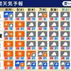 関東など気温変化に注意