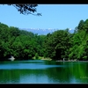 　緑の湖面と新緑が美しい【美鈴湖】