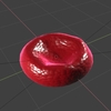 Blender 302日目。「赤血球のモデリング」その1。