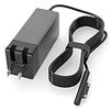 VHBW Surface Pro 3/4/5/6/7/X 充電器 15V 2.58A 44W 超小型/LEDライト/磁気吸着式/PSE認証 1800/1625/1735/1736互換ACアダプター 1.8m 1年保証