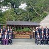みなべ町須賀神社　須賀青龍除幕式　駐車場造成工事完成式典