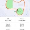 2日間🏃4km、🏃10km 安静時心拍数が高い