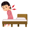 寝違えた(>_<)湿布を貼って安静に