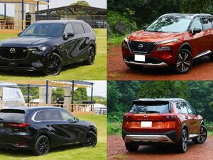 マツダCX-80 vs 日産エクストレイル徹底比較！人気の国産3列シートSUV