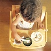 １歳児、平日の朝ごはん☆一口おにぎりとお味噌汁が定番です。